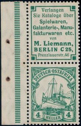 175: 德國東非郵政 - Se-tenant prints