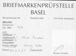 Jura Industriel-Bahn 1867, 4 Werte mit hellen Stellen, teils mit ...