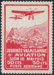 1913, Vorläufer Sion, Kreidepapier, Attest Rellstab, 600 ...