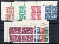 1944, komplette Ausgabe im Viererblock, 450.-Automatically generated ...