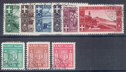 1944, Serie mit grossen Zähnungslöcher + zusätzlich Serie 6-12, ...