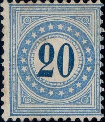 20c blau, ungebraucht, 330.-Automatically generated translation:20 c ...