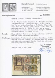 1913, Vorläufer Langnau mit stark verschobener Zähnung auf ...