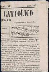 Italien-Provisiorium 1862, 2Rp grau, vertikal zusammenhängend mit ...