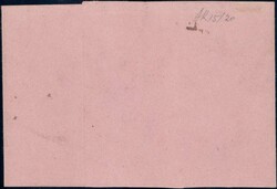 1862, 5Rp dunkelbraun (oben kurz tuschiert) + 10c grünlichblau auf ...