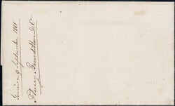 1861, 5Rp dunkelbraun, Diagonalhalbierung auf sehr sauberer ...