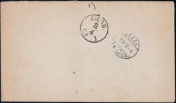 Deutschland 1872, 5c braun + 10c rot auf 10c Tüblibrief von ...