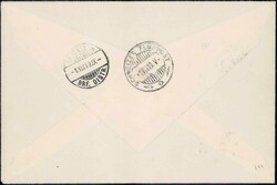 1919, 50c Flügelradaufdruck auf sehr sauberem R-FDC der ...