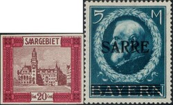 Saargebiet, gehaltvolle Sammlung in Vordruckalbum, die Blockaugaben ...