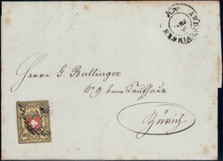 1852, Type 21 A2/LU, farbfrisch, voll- bis meist breitrandig auf ...