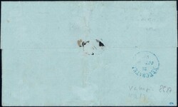 1853, Type 13 E/LU, DIAGONALE HALBIERUNG, farbfrisch und allseits ...