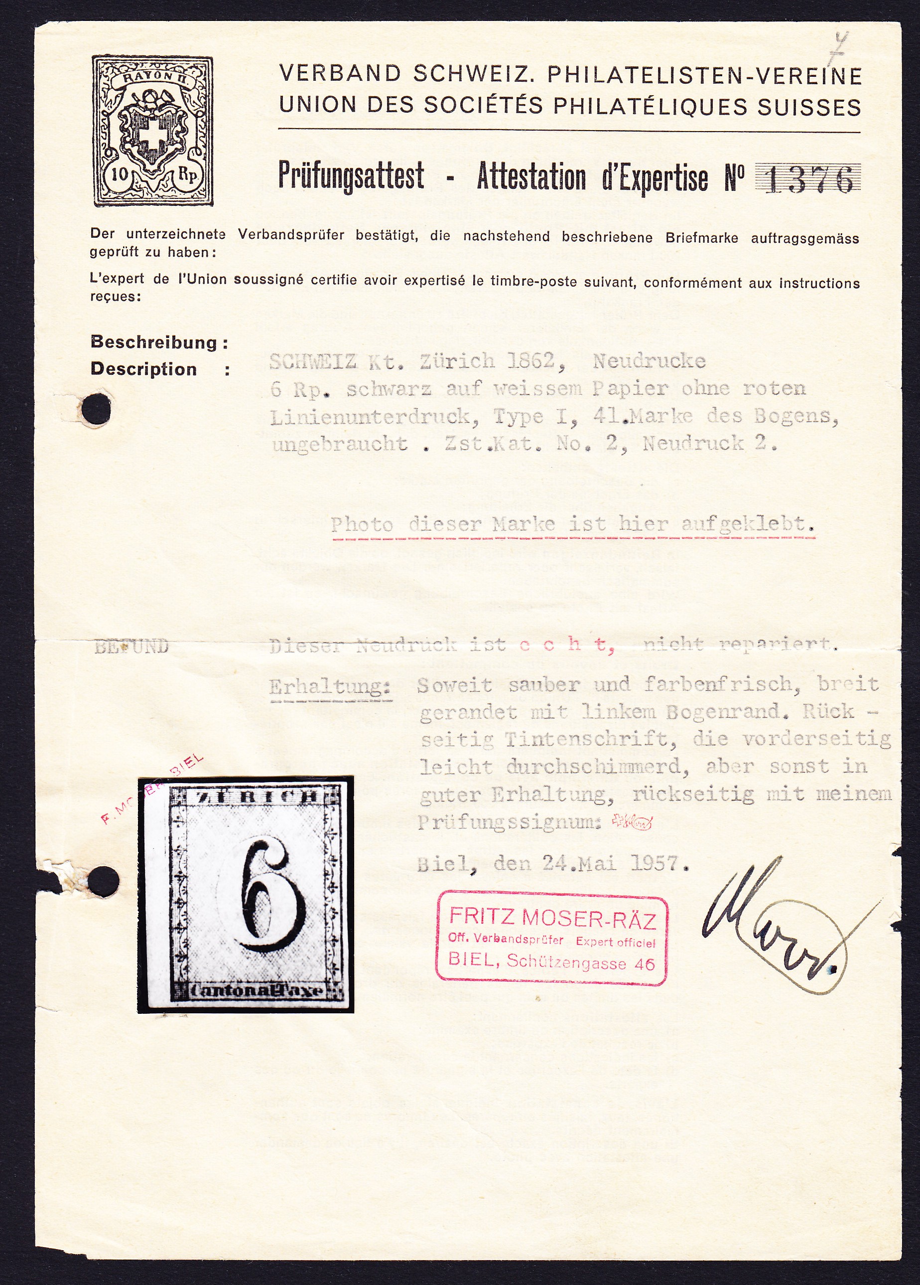 Image 2 for lot number 548 for 4th Interphila Auction