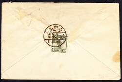 1927 Brief aus Tientsin (Chinesische Frankatur rückseitig) via ...