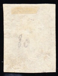 1845/1846 5c George Washington, Neudruck. vollrandig, unten links ...