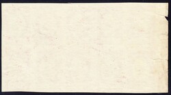 1921 25 Rp Schloss Vaduz rot, ungezähnte 10er Einheit (Bogenteil) ...