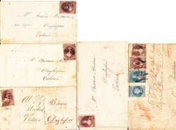 1864/1871 Korrespondenz von 7 Belegen aus Arrow River - Arrow Town ...