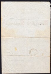 1874 Certificate of Registration des Britischen Konsulats in ...