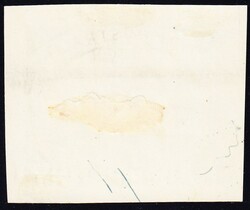 1890 Stamp design competition hand painted ESSAY (48 x 39 mm) blue ...