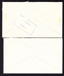 1939/40, 2 Zensurierte Briefe aus Kuchingan das Internationale ...