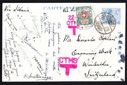 1929, Incoming mail. Ansichtskarte aus Nagasaki mit 1 1/2 s. ...