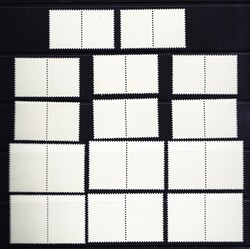 1982 Komplette Serie 14 Werte in postfrischen Paaren. MI ...