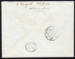 1931 Zeppelin Brief mit Sonderstempel, frankiert mit 50m und 100m ...