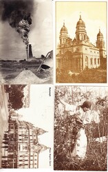1927 8 gelaufene Foto AKs, gestempelt Bukarest, Iasi und Sinia. ...