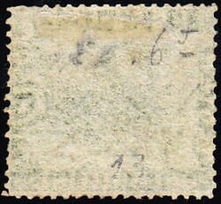 1865 1sh ungestempelt, grün, mit Originalgummi