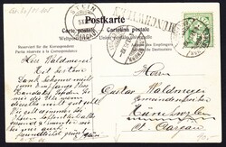 1906 Gruss von der Weissenstein Bahn. Portal in Oberdorf. Gelaufene ...