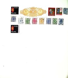 um 1915 Back of the Books Stamps. Packetpostmarken, Privat-Postmarken ...