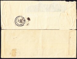 um 1896 Brief Lot (5). 3 nach Frankreich gelaufen: Zierbrief aus ...
