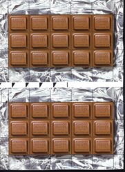 2001 100 Jahre Choco Suisse. Senkrechtes Zierbogen Paar, ungetrennt. ...