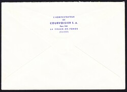 1940 20 Rp Calvin Denkmal mit Ersttagsstempel auf offiziellem Couvert ...