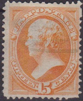 1870 Webster Stamp , Hinged no gum, nice perforation ...