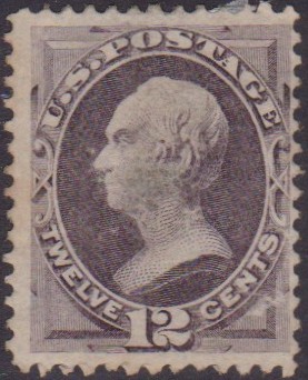 1870 Clay Stamp , Mint, unused, Hinged with gum, nice perforation ...