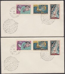 1962 , Vietnam Königreich; Wostok III und IV 1962 kpl. ungezähnt ...