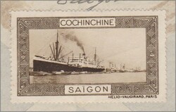 1933 Sep. 2. Schöner Brief aus Saigon nach St. Gallen Schweiz. Sehr ...