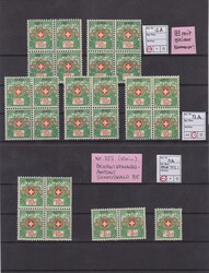 1911 - 1955 Portofreiheitsmarken, Riesige Auswahl auf 41 Steckkarten, ...