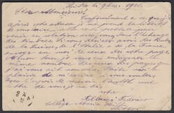 1900 Dez. 10. UPU Ganzsache aus Schwyz nach Montreal Canada ...