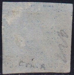 1851 Nova Scotia #3 bright blue , Used, nice in cut and ...
