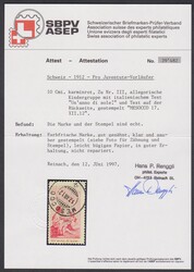 1912 Pro Juventute Vorläufer 3. Gestempelt MESOCCO ( Graubünden ) ...