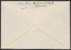 1942 Jul. 22. Einschreibbrief von Pfäffikon ZH nach Bauma. Frankiert ...