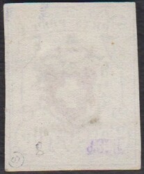 1850 Ortspost ohne Kreuzeifassung Nr. 13 II, Type 8. Entwertet mit ...