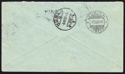 1925 R-Brief aus Kopenhagen mit Luftpost Stempel auf 10 und 25 öre ...