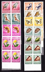 1964/1965 Republik Togo. 23 verschiedene Blocks (Einzelabzüge) sowie ...