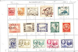 1945/1975 Sammlung, meist gestempelt in kleinem Ordner