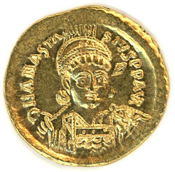 10.60.40: Ancient Coins - Byzantine Empire - Justinian I, 527 - 565