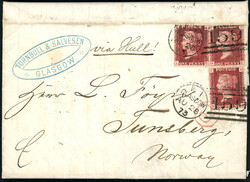 Stamps and letters, mostly ordinary, but a few old letters are ...