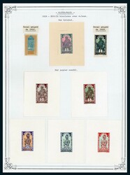 Haute-Volta, Emission de 1928 (types Chef noir, Femme noire et ...