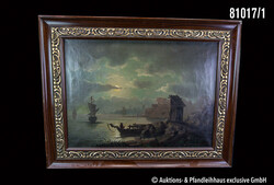 Theodor Genenger (tätig um 1850-1873), Küstenlandschaft im ...